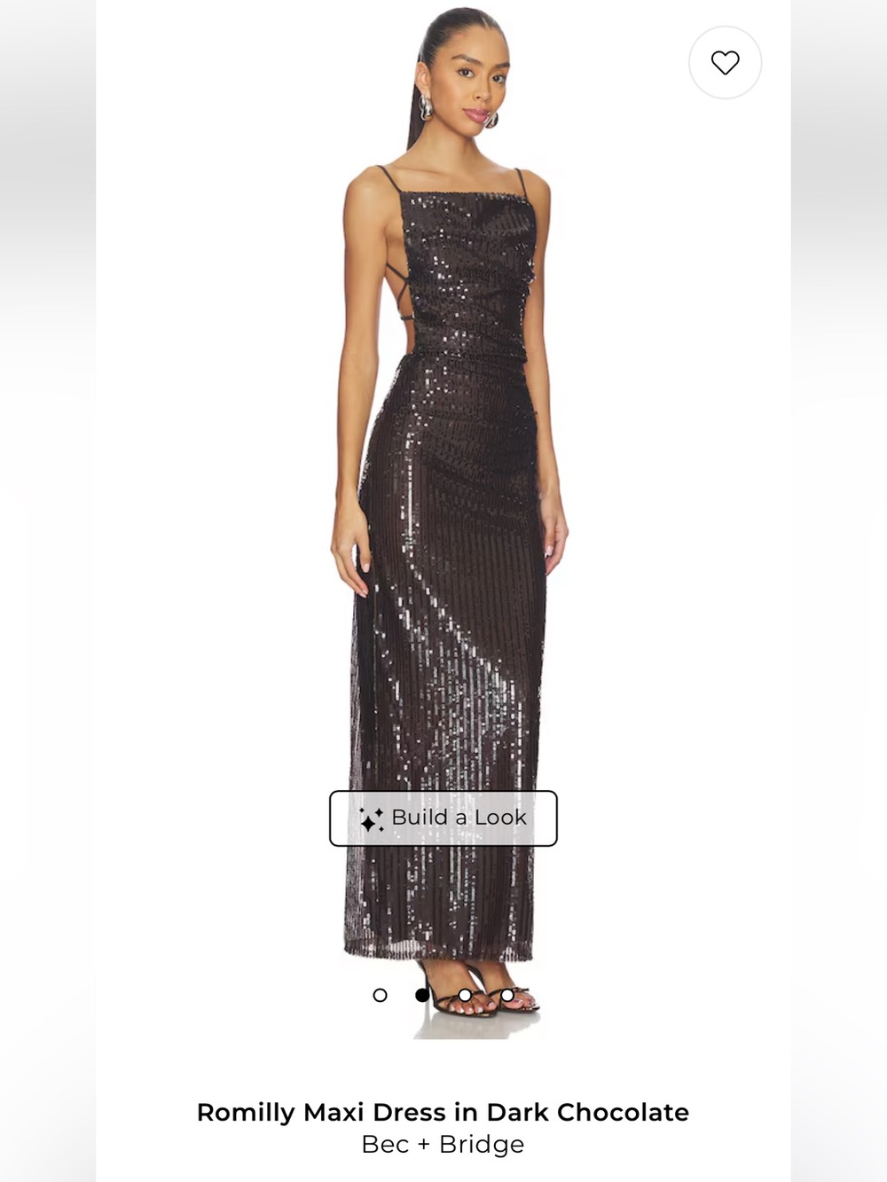 Bec + Bridge Romilly Maxi Dress in Dark Chocolate - NEW WITH TAGS